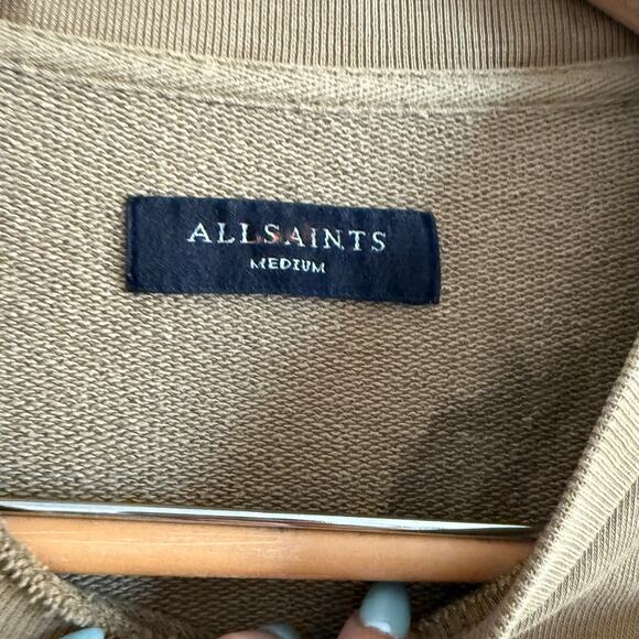 ALLSAINTS | Clay Tie Dye Spellout Logo Crewneck Sweatshirt | Medium - Picture 5 of 11